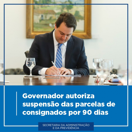 Governador Ratinho Júnior assina documento