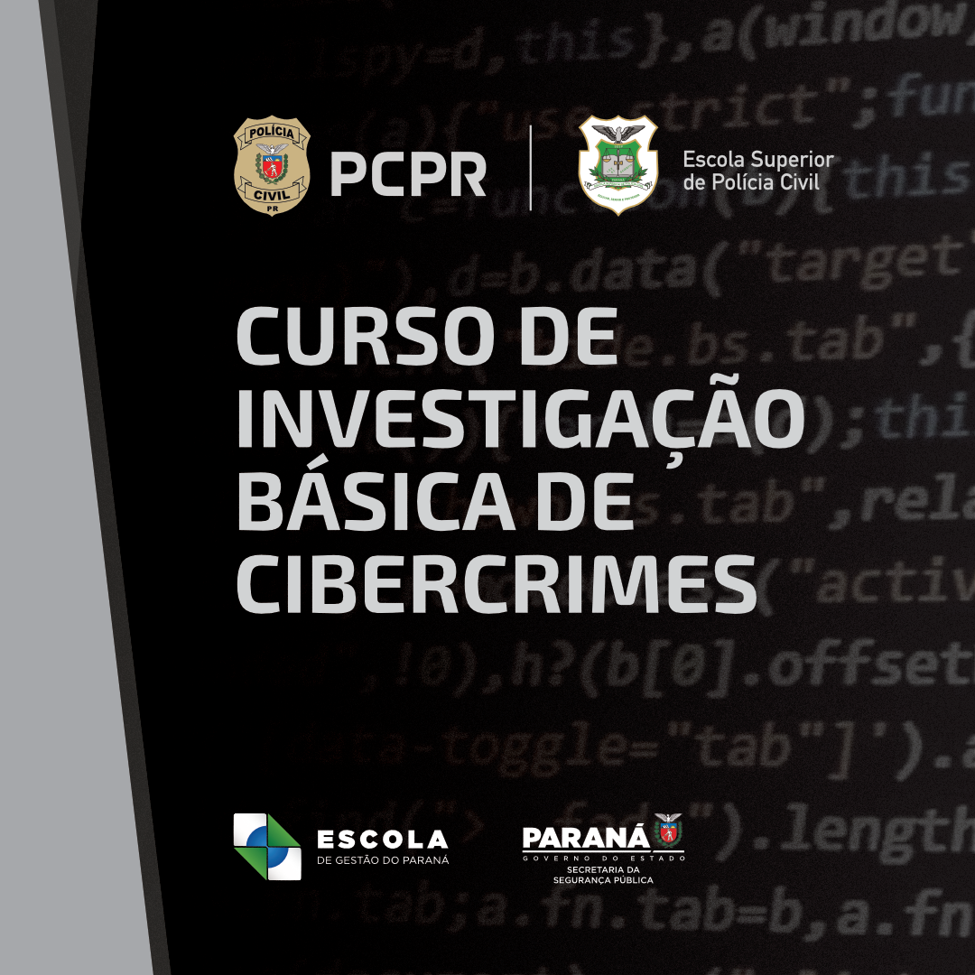Capa curso de investigação básica de cibercrimes