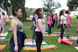 Aulão de yoga promove conscientização sobre autocuidado entre servidoras do estado