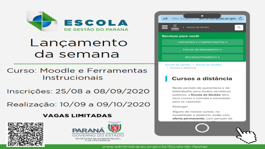Curso Moodle e Ferramentas Instrucionais