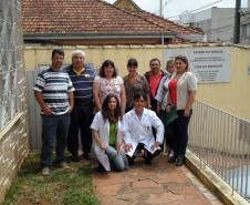 Equipe de Curitiba em visita à unidade de Ponta Grossa
