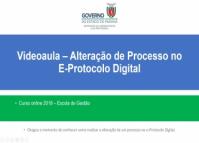 Videoaula- Alteração de Processo no e-Protocolo Digital