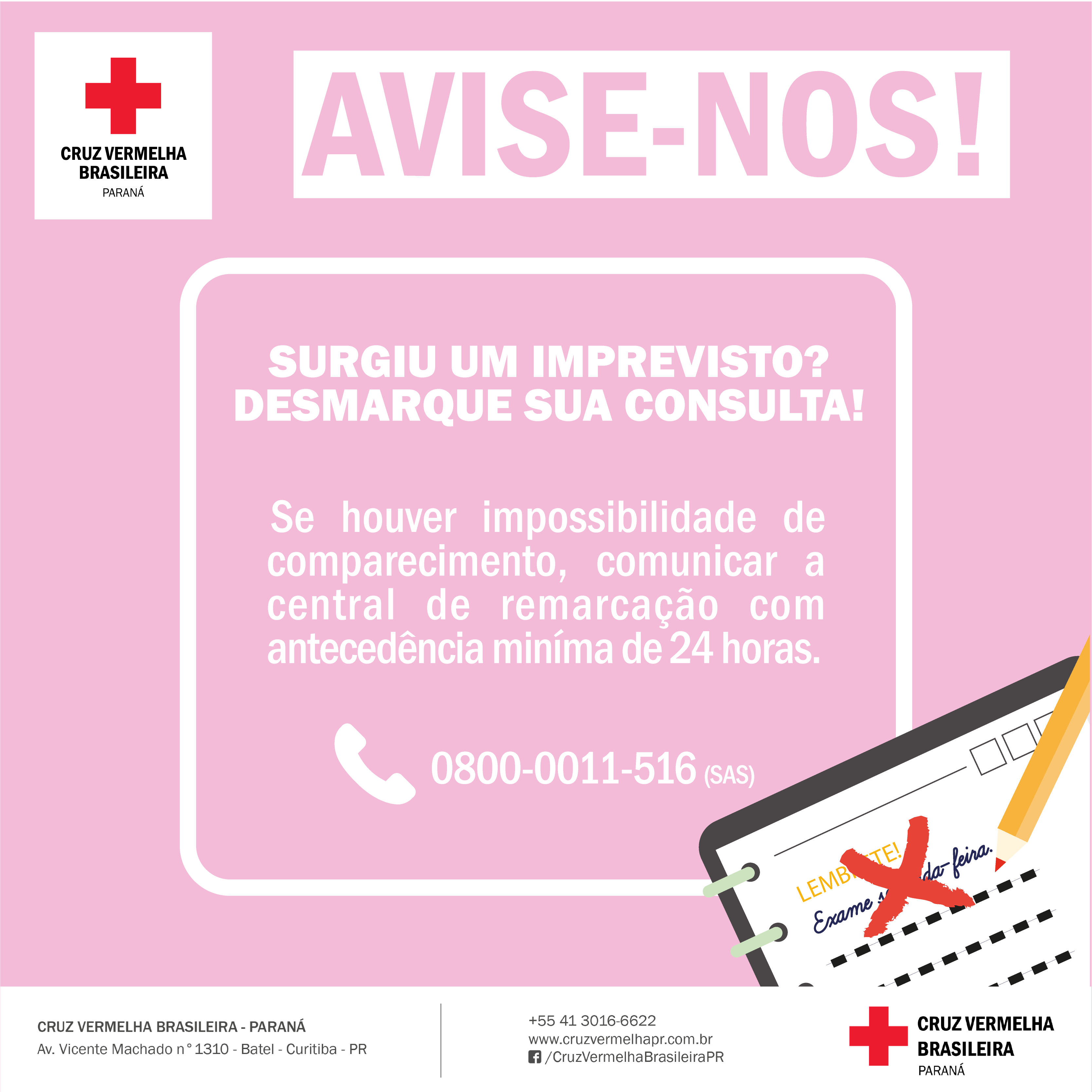 Desmarcação de consultas