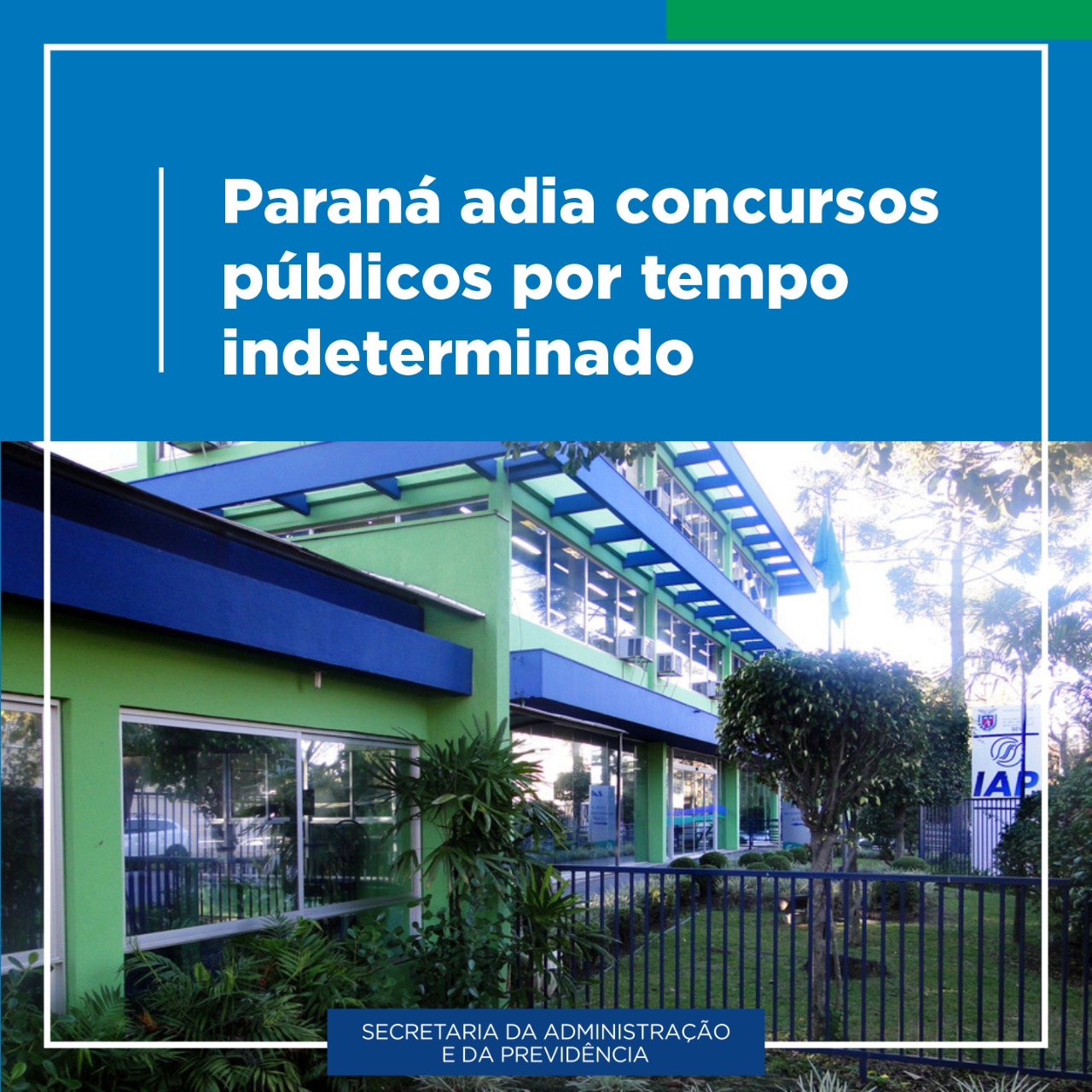 Adiamento de concursos