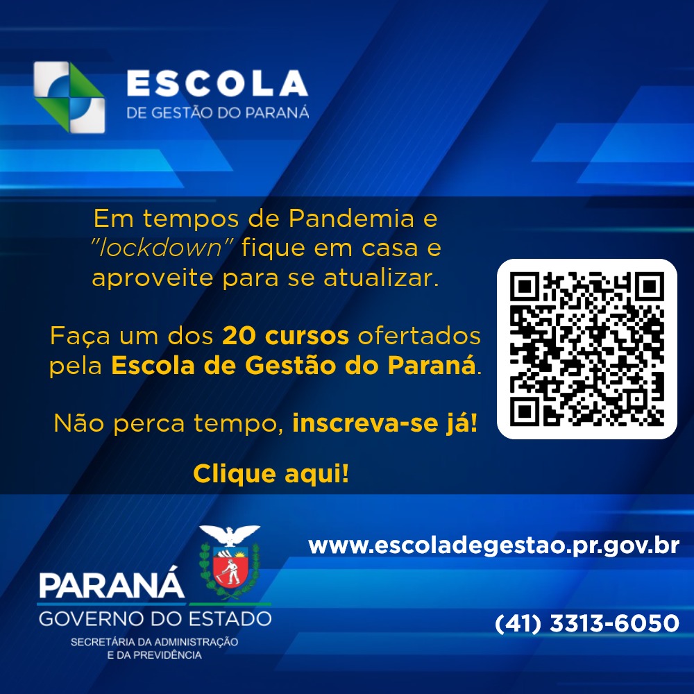 Intuito principal é auxiliar servidores que estão em teletrabalho para que possam se capacitar. Os cursos são gratuitos e contemplam diversas áreas.