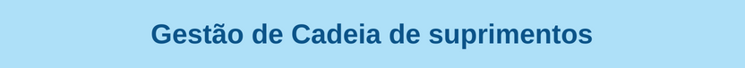 Banner curso Gestão de Cadeia de suprimentos