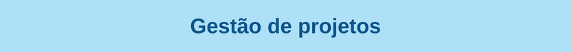 Banner curso Gestão de projetos