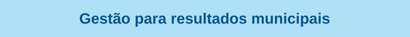 Banner curso Gestão para resultados municipais