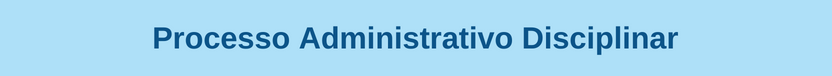 Banner curso Processo Administrativo Disciplinar