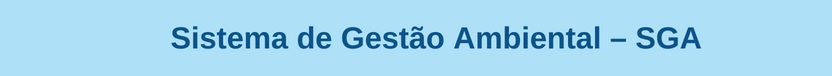 Banner curso SISTEMA DE GESTÃO AMBIENTAL - SGA