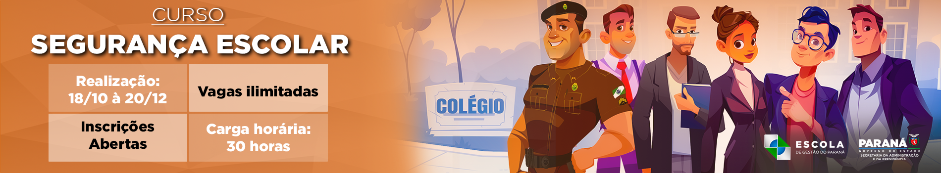 Banner Segurança Escolar 