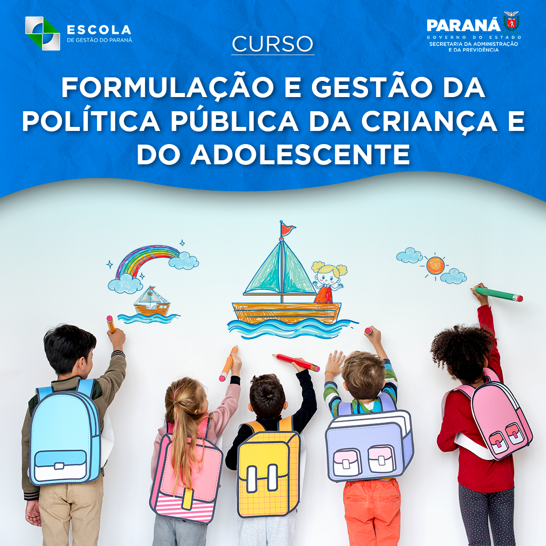 Banner Formulação e gestão da politica pública da criança e do adolescente 