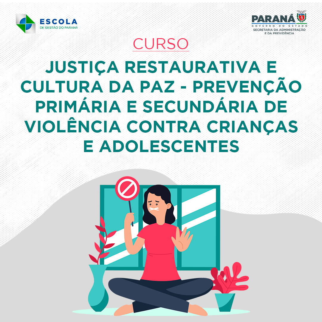 Banner Justiça restaurativa e cultura da paz 