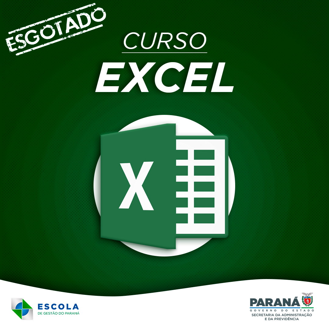 Banner excel esgotado 