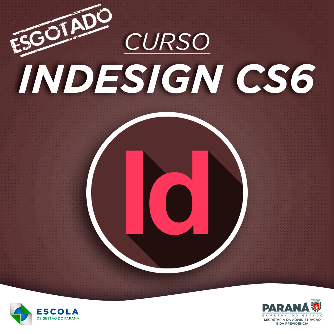 Banner indesign esgotado 
