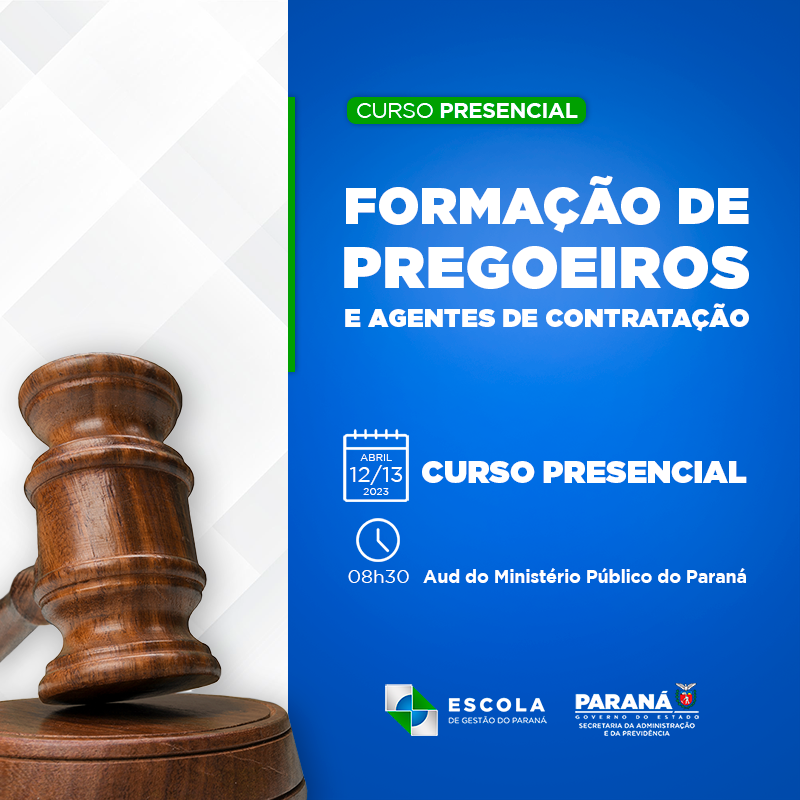 Banner curso pregoeiro 