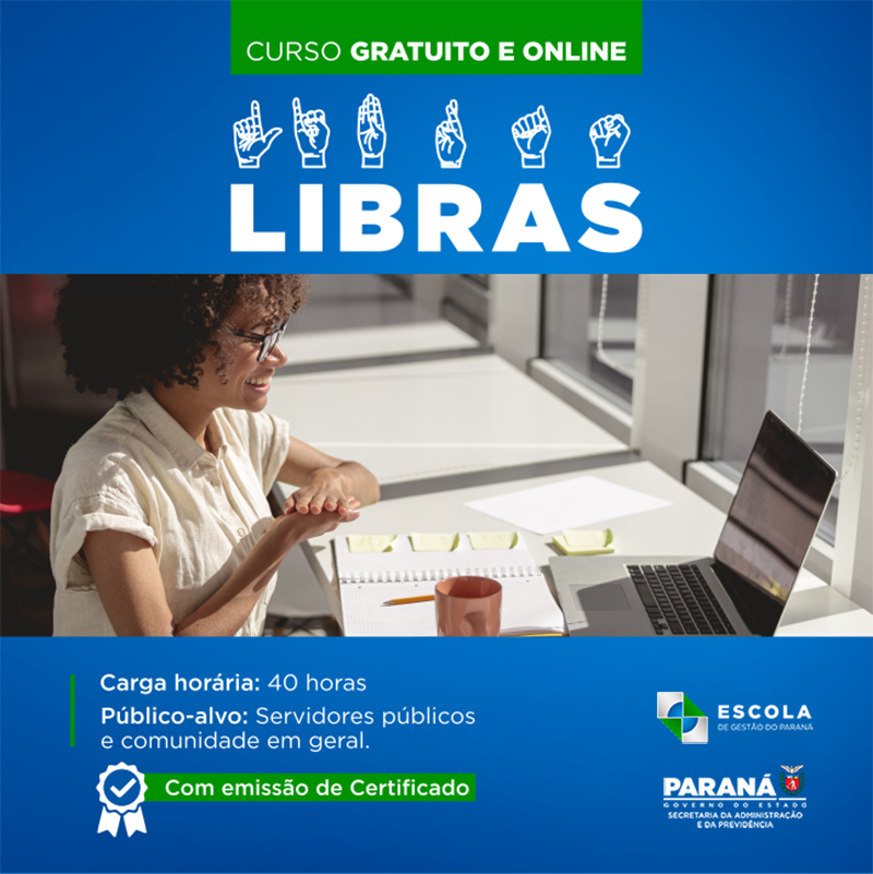 Capa curso de libras 