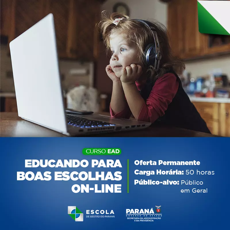 Capa curso educando para boas escolhas online