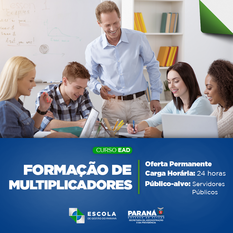 Capa curso formação de multiplicadores 