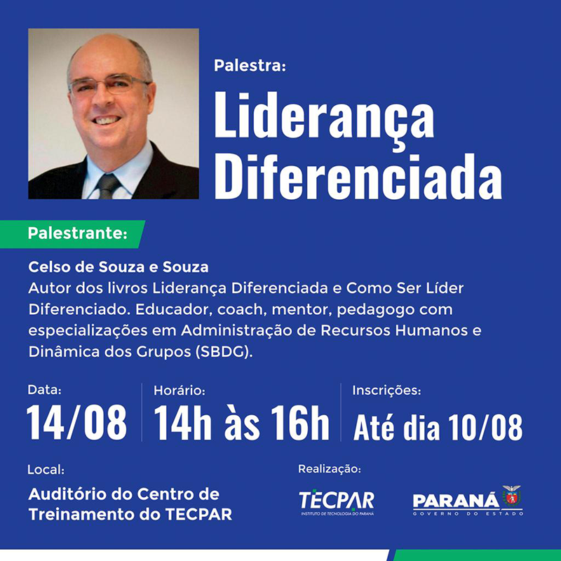 Capa palestra Liderença Diferente 