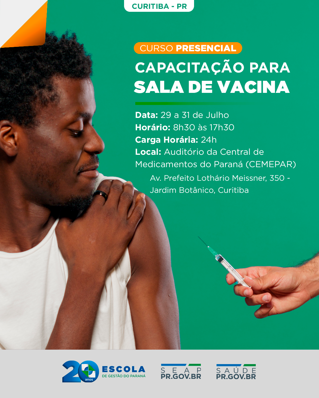 CAPACITAÇÃO PARA SALA DE VACINA 