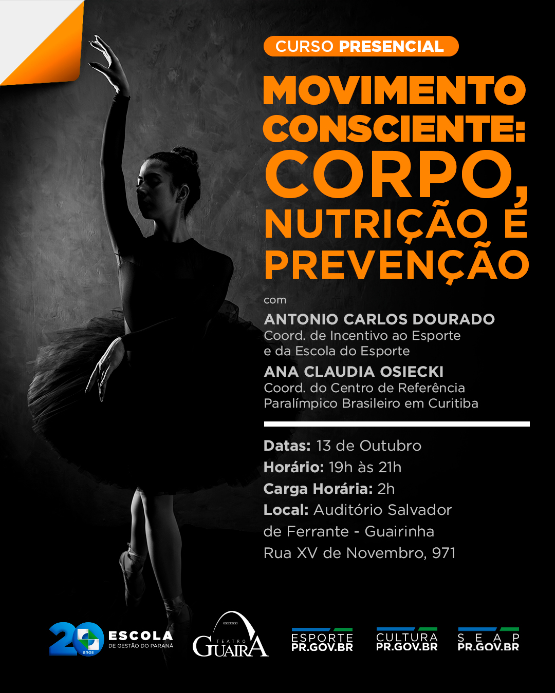 MOVIMENTO CONSCIENTE CORPO NUTRIÇÃO E PREVENÇÃO 