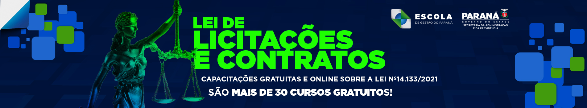 Banner Lei Licitações e Contratos