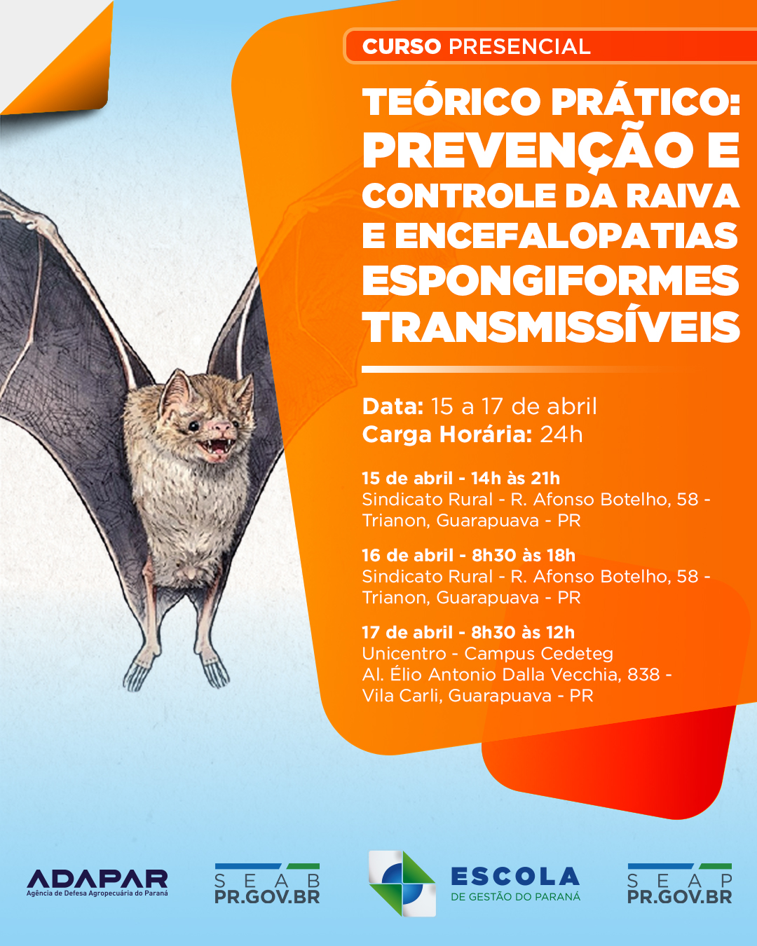 TEORICO PRATICO PREVENÇÃO E CONTROLE DE RAIVA 