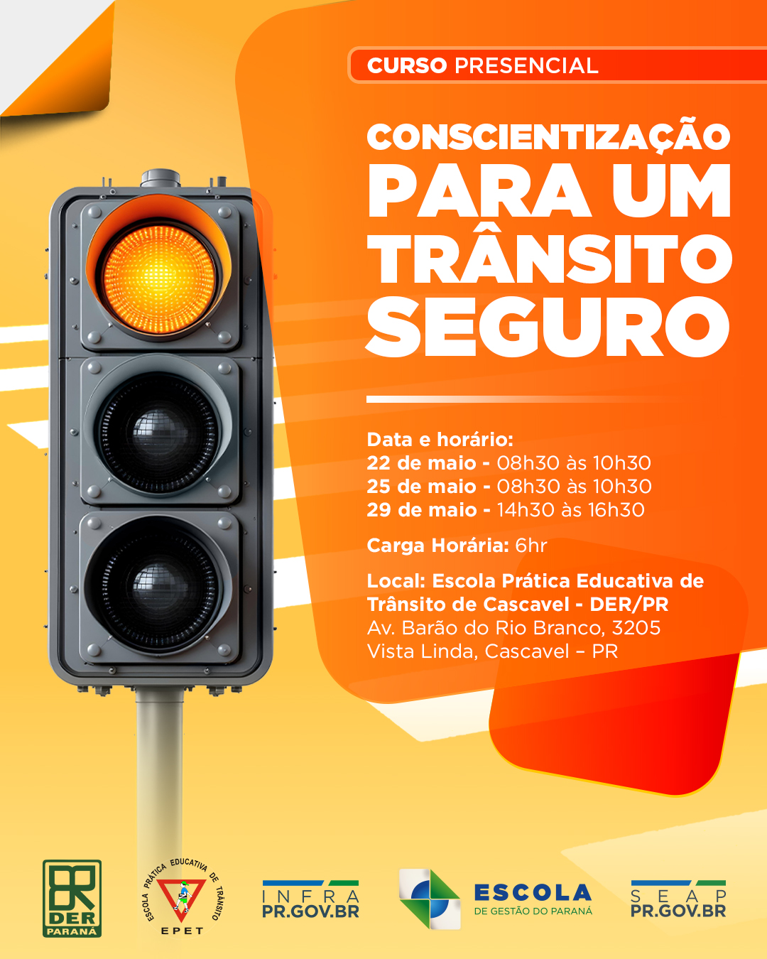 CONCIENTIZAÇÃO PARA UM TRANSITO SEGURO