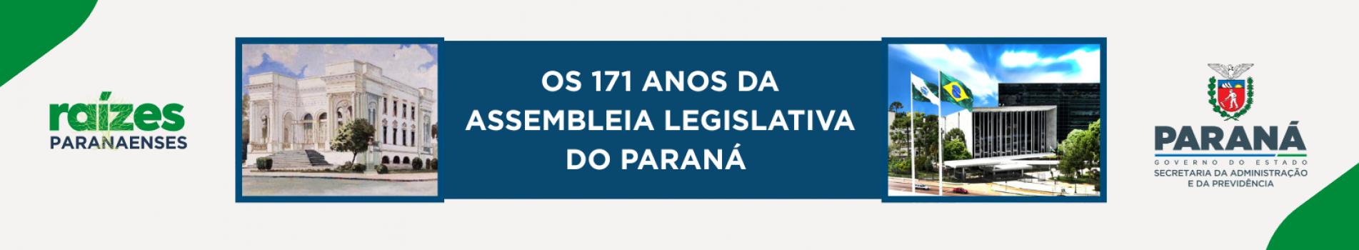 Banner 171 anos da Assembleia Legislativa do Paraná