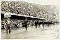 Desfile da delegação Brasileira na cerimônia de abertura dos jogos olímpicos de Helsink 1952,.