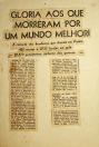 O documento refere-se ao sacrifício de 451 militares brasileiros mortos em combate durante a Segunda Guerra Mundial, que foram sepultados no cemitério de San Rocco, na Itália. Menciona o desejo de repatriação dos restos mortais e a perpetuação da memória desses heróis. Destacam-se os combates da Força Expedicionária Brasileira (FEB) contra divisões alemãs, como a de Monte Castelo, enfatizando a bravura e o impacto das ações dos soldados brasileiros.