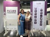 Liana Justus, ocupante da Cadeira de n° 11, e Tereza Karam, ocupante da Cadeira de n° 28. 