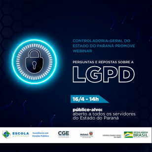 Arte CGE LGPD