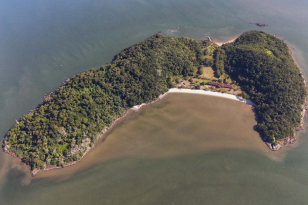 Ilha das Cobras - Vista aérea