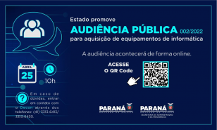 Os interessados deverão encaminhar os documentos através de e-mail para deconplaneja@seap.pr.gov.br até um dia anterior à data de abertura, quando serão credenciadas as Pessoas Físicas e Pessoas Jurídicas para acompanhar a audiência.