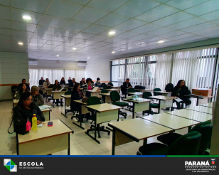 Curso presencial realizado na escola de gestão