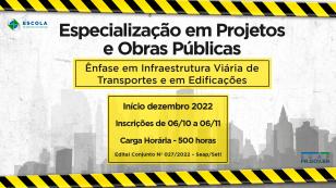 O curso permitirá aos participantes a capacitação e o aprimoramento em Infraestrutura Viária de Transportes