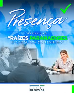 Na foto, está a Diretora do Arquivo Público, Kassia Cavalari Basso; ao lado, Rodrigo Sasso, assessor militar do Arquivo Público; e também Camila Mileke Sucato, Secretária das Cidades.
