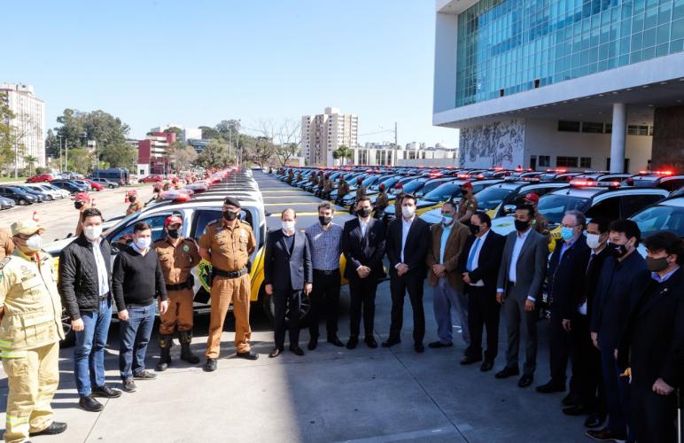 O Governo do Paraná reforça o planejamento de renovação da frota de veículos das forças de segurança pública.