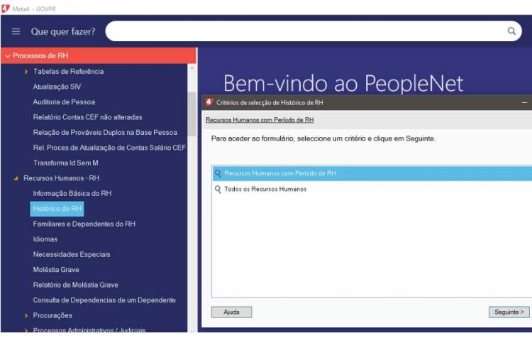 Teve início a transição em que os processamentos da folha dos sistemas das Instituições Estaduais de Ensino Superior com o processamento da folha no sistema Meta4 serão comparados, e as não conformidades serão definidas e ajustadas.