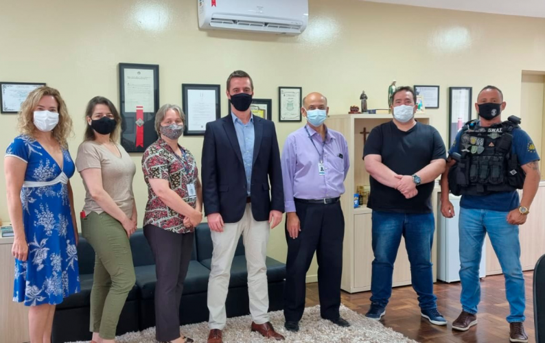 Reunião entre escola de gestão do Paraná e escola superior da policia civil