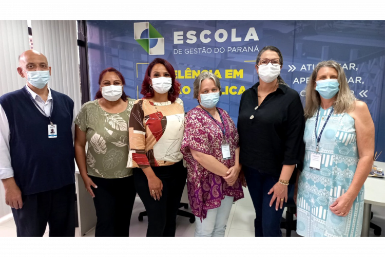 Reunião com Escola de gestão do município de Colombo