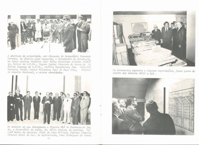 Inauguração da Sede Própria do Arquivo em 1978.