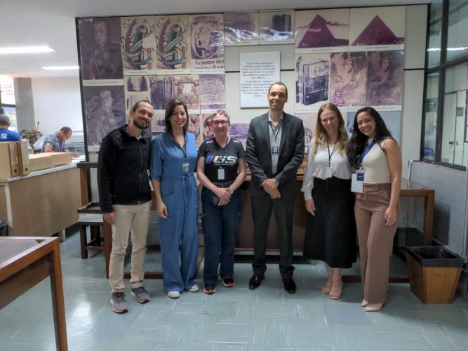 visita no arquivo nacional de Brasilia