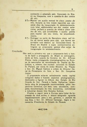 Propaganda da Herva-Matte, encontra-se na PI041 - cx. 5, vol. 1, pg. 46