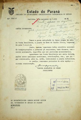 Comissão de Comemorações do Centenário do Paraná cx 10 p. 30 p2