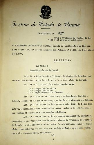 Decreto-Lei n° 627 de 1947.