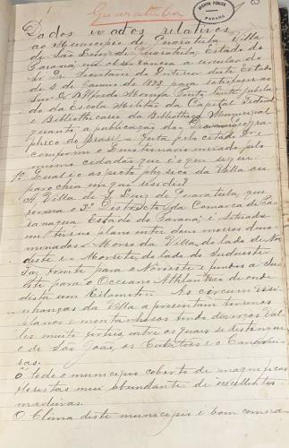 Ap 974 - Informativo da cidade.