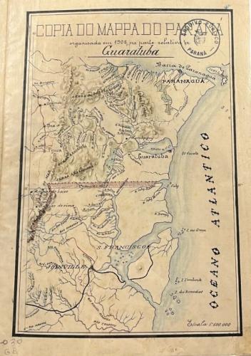 Mapa de Guaratuba 1908.